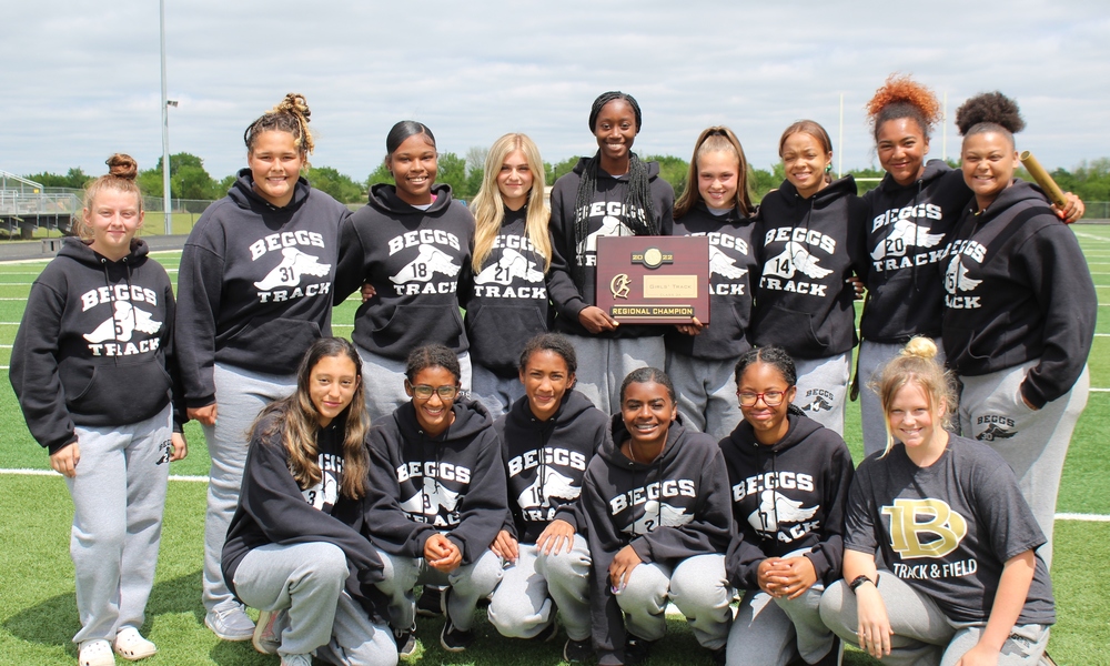 Track Girls with Regional Plaque 