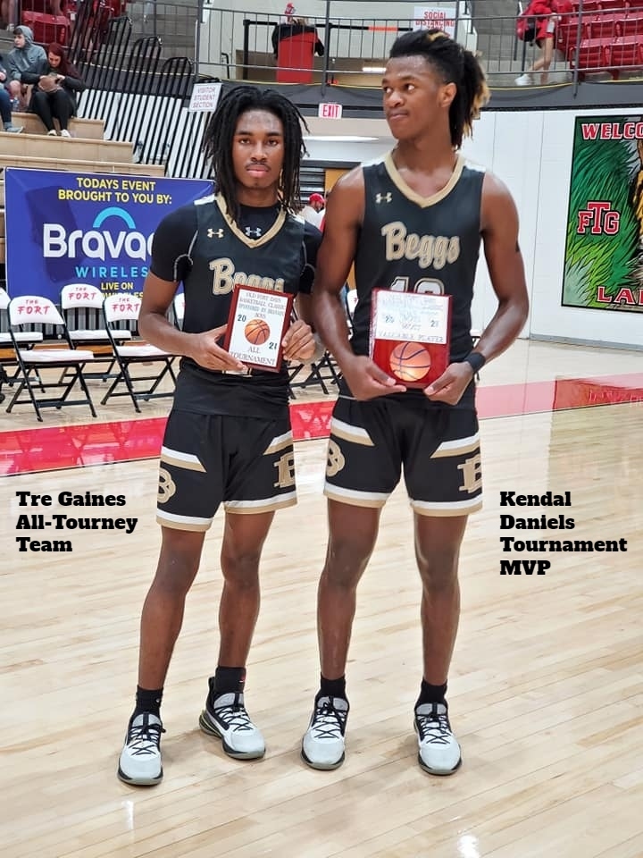 Pair Honored in Basketball Too. Beggs High School