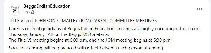 Title VI/JOM Meeting Information 